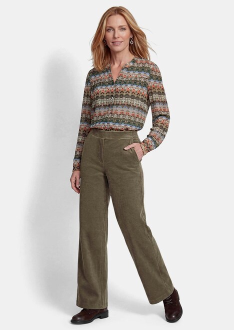 Cordhose VERA mit weitem Bein