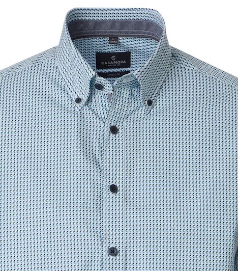 Freizeithemd Kurzarm Print Casual Fit