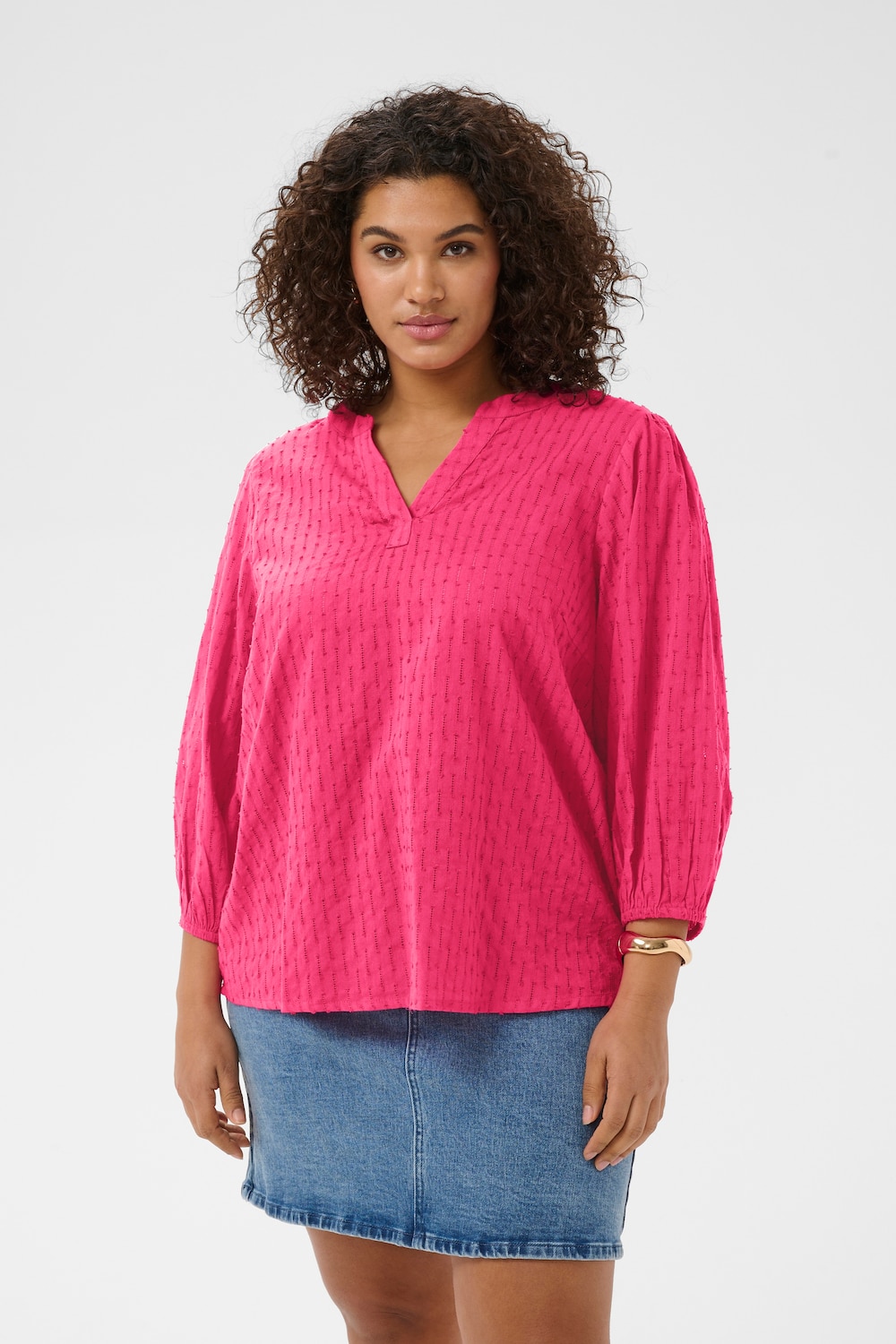 Kurzarm-Bluse Regular fit