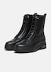Stiefel in Leder-Optik mit Profilsohle