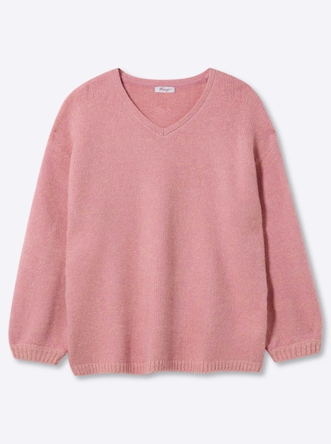 Langarm-Pullover Langarm-Pullover mit Ballonärmeln Langarm Ohne Kragen
