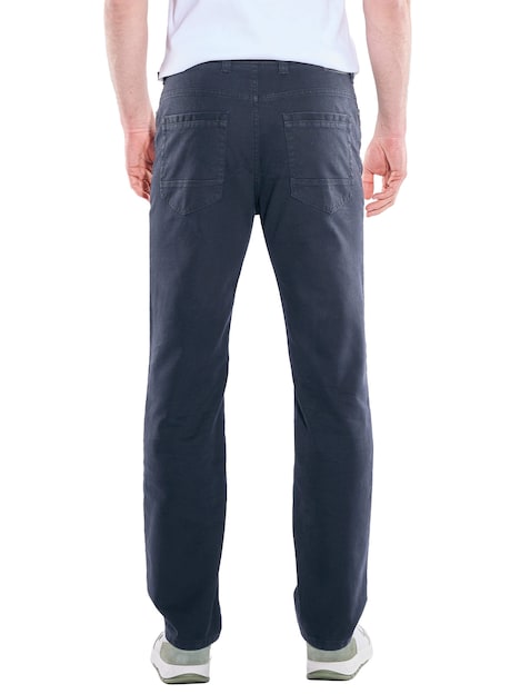 Herren Hose straight , Saphirblau