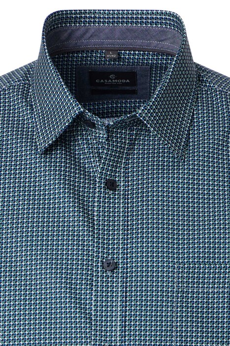 Freizeithemd Langarm Print Casual Fit