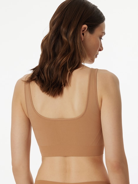 Schiesser Damen Bustier Casual Seamless - maple