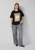 Baumwollshirt mit Frontprint