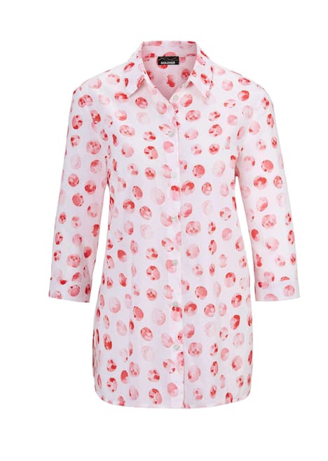 Bluse mit Hemdkragen