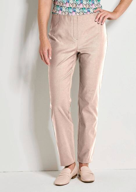 Bengaline broek LOUISA in denimlook