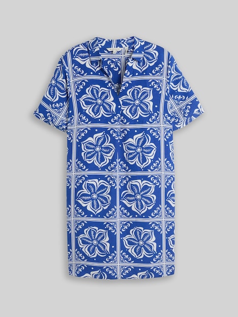 Kleid mit Leinenanteil
