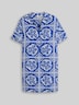 Kleid mit Leinenanteil