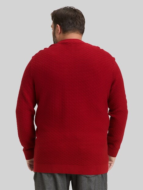 Strickpullover mit Rundhalsausschnitt