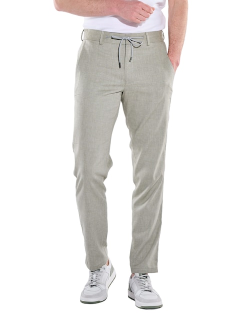 Herren Leichte Anzug-Hose , Hellgruen