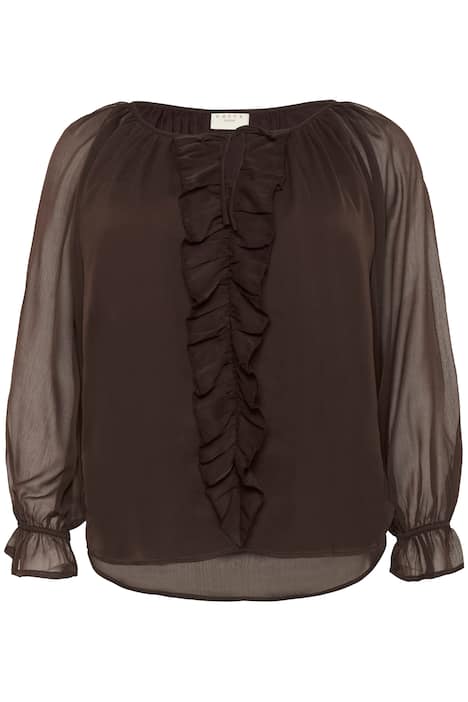 Langarm-Bluse Regular fit