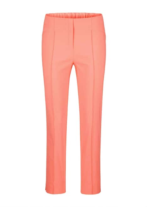 Orange Hose LOUISA mit Biesen