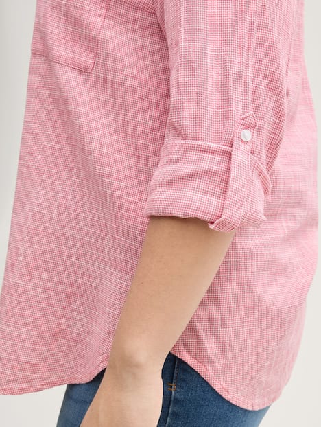 Bluse mit Brusttaschen