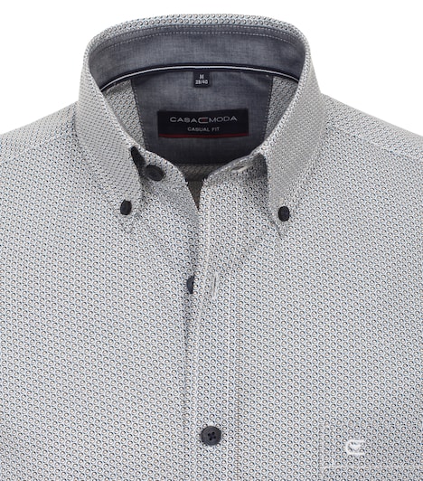 Freizeithemd Kurzarm Print Casual Fit
