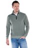 Herren Sweatshirt mit Stehkragen , Oliv