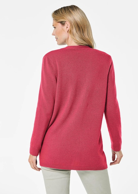 Langarm Feinstrick-Cardigan