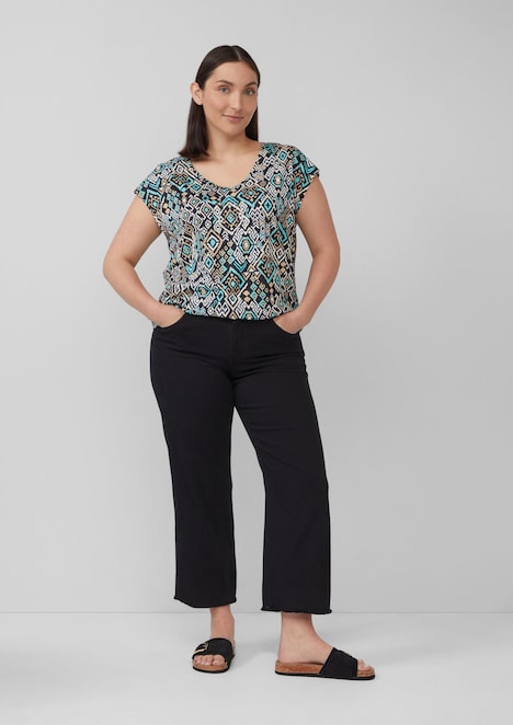Ärmelloses Relaxed-Fit-Shirt mit Cut-out und Schleife