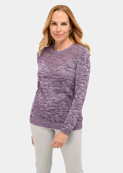 Pullover mit Glanzgarn