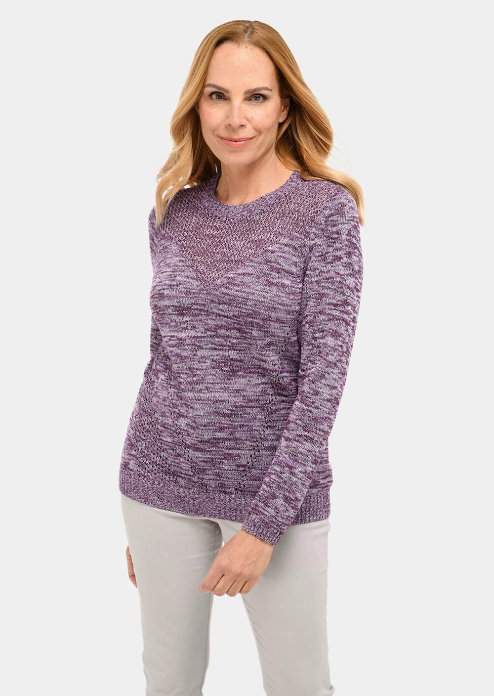 Pullover mit Glanzgarn