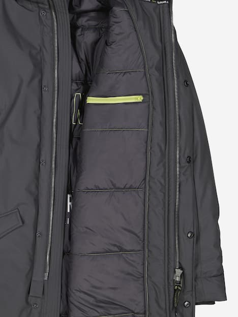 engbers Herren Funktionsjacke mit abnehmbarer Kapuze , Schwarz