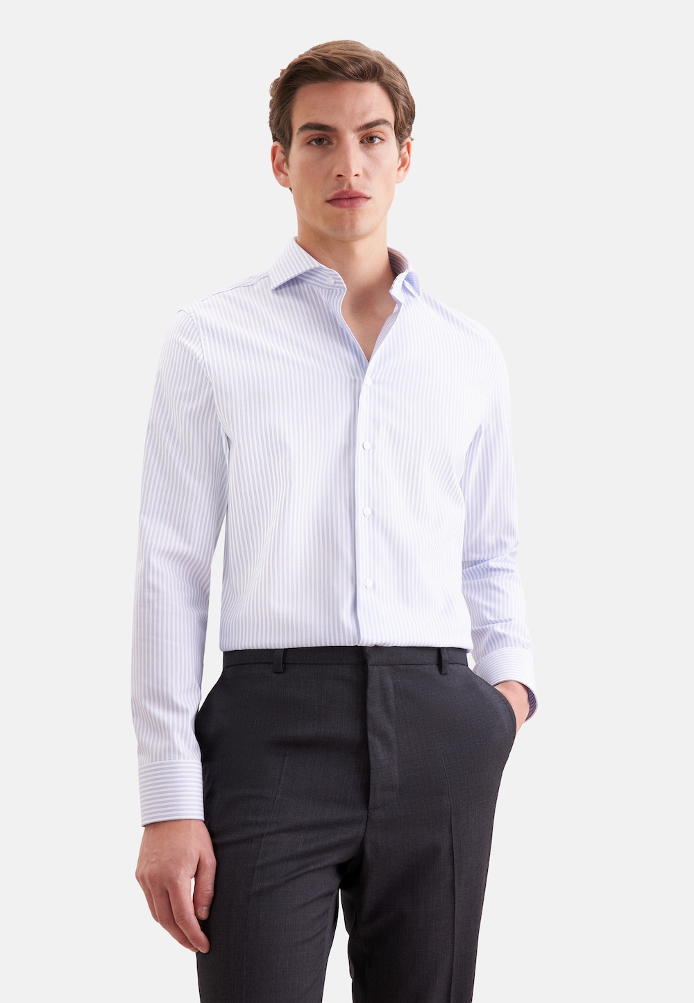 Herren Business Hemd - Gestreift
