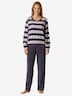 Schiesser Damen Pyjama Casual Essentials - indigo