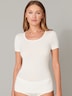 SCHIESSER Damen Shirt 1/2 Arm - naturweiss