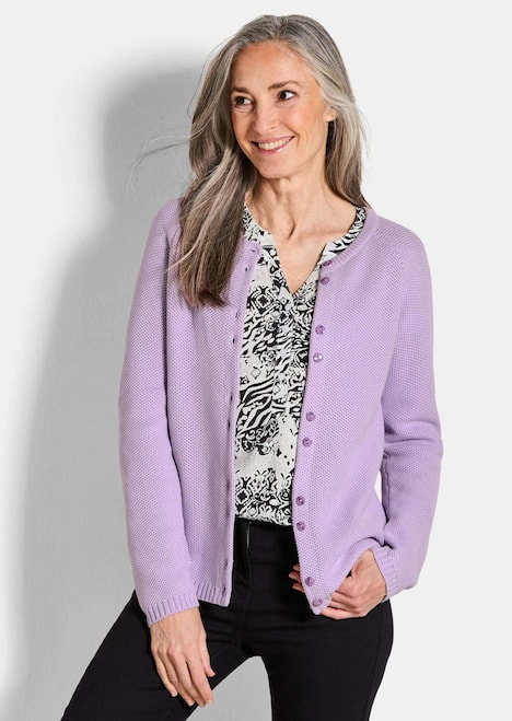 Strickjacke aus reiner Baumwolle