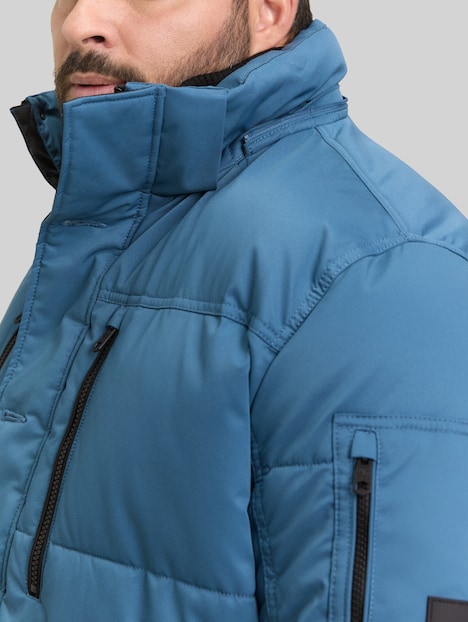 Pufferjacke mit abnehmbarer Kapuze