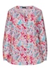 Druckbluse mit floralem Design