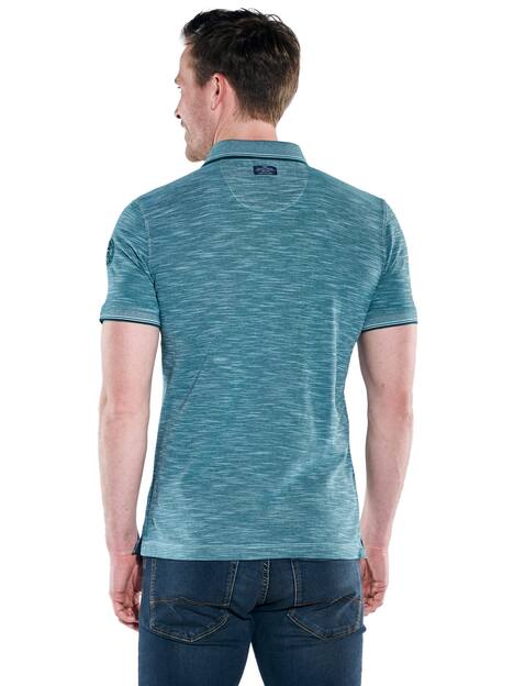 engbers Herren Poloshirt , Petrolblau