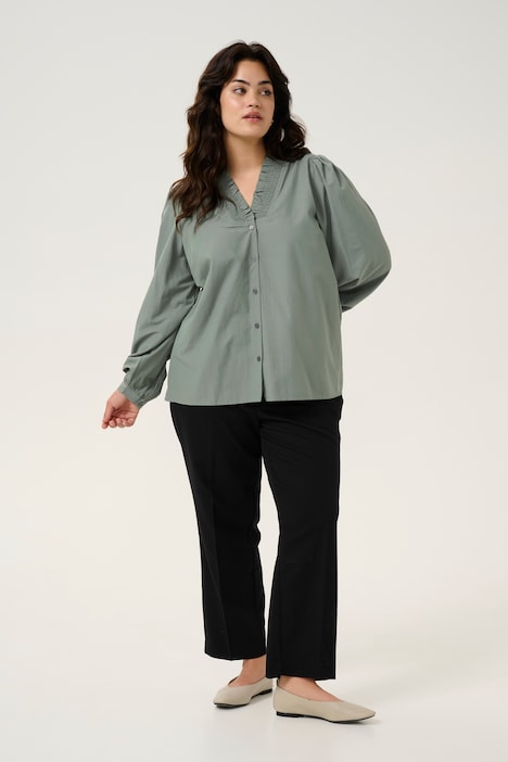 Langarm-Bluse Regular fit