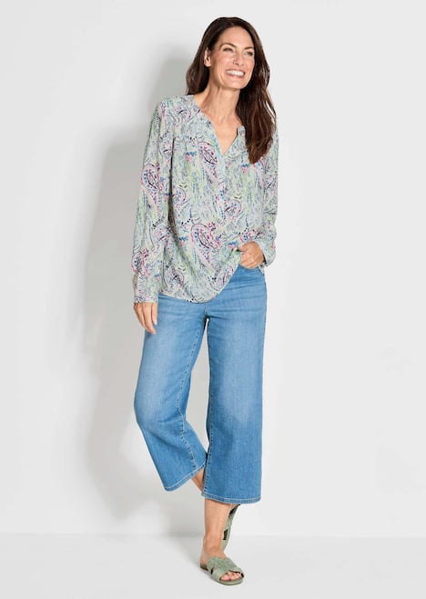 GOLDNER Blouse met print Gedessineerde blouse met unieke print