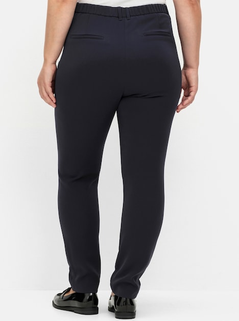 Hose Hose mit schmalem Bein, knitterarm Formbund