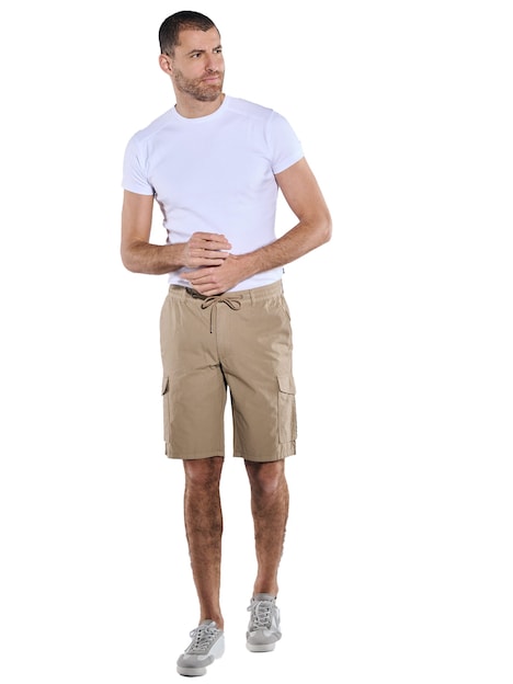 Herren Bermuda mit Tunnelzug , Hellbraun