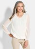 Elegante Bluse aus Chiffon