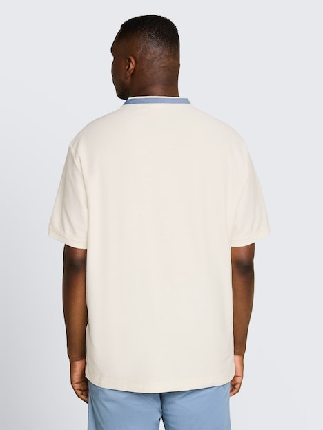 Poloshirt mit Stehkragen