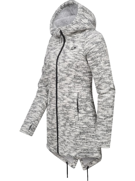 Kapuzenstrickjacke Wingi Melange