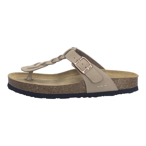 Damen Sandale Hermine 15, beige-kombi