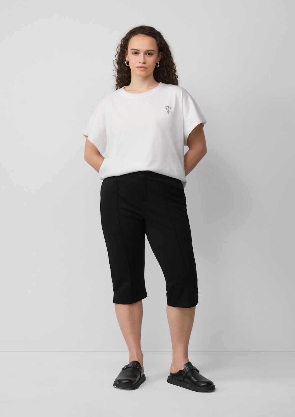 Capri-Hose aus Interlockjersey