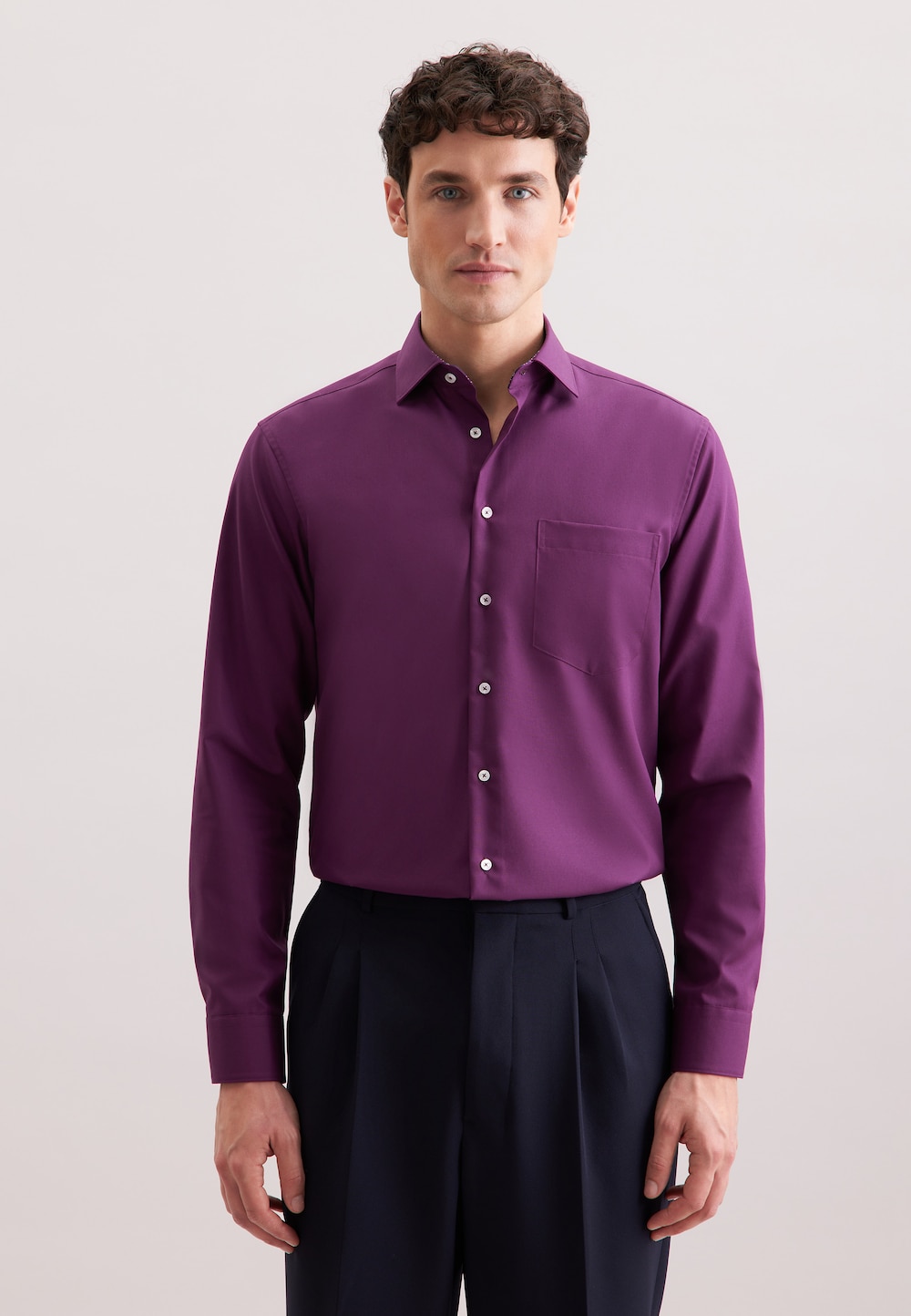 Herren Business Hemd - Uni