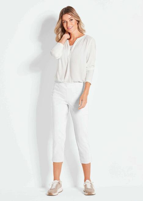 GOLDNER Bengaline 7/8-broek LOUISA 7/8-broek LOUISA met elastische tailleband van superstretch