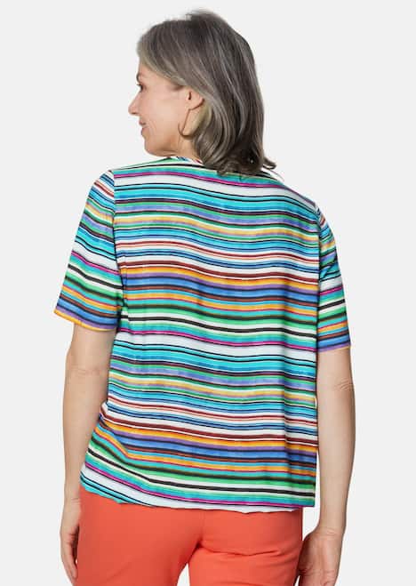 GOLDNER Blouse met print Kleurrijk gedessineerde blouse met mooie details