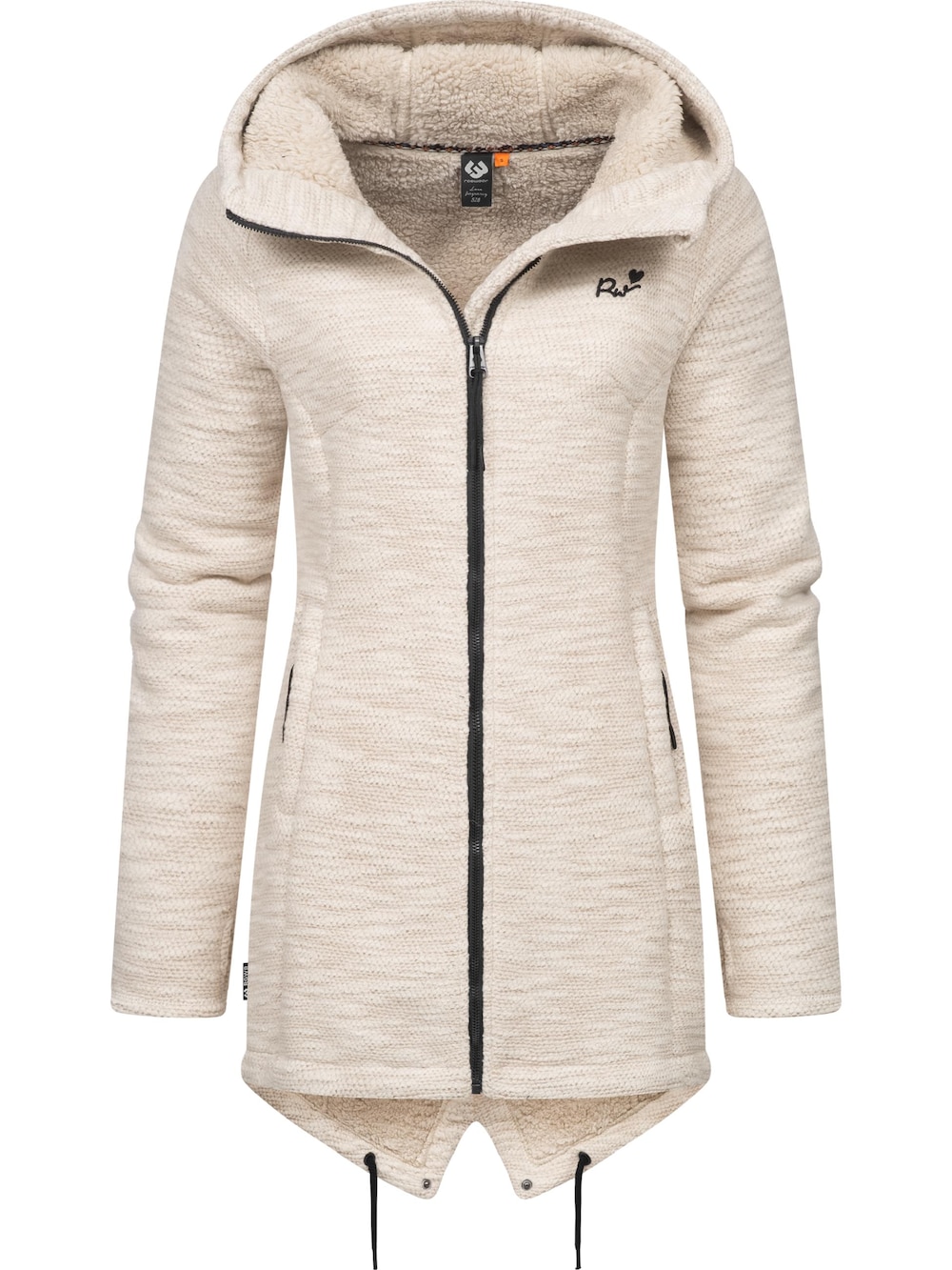 Kapuzenstrickjacke Wingi Melange