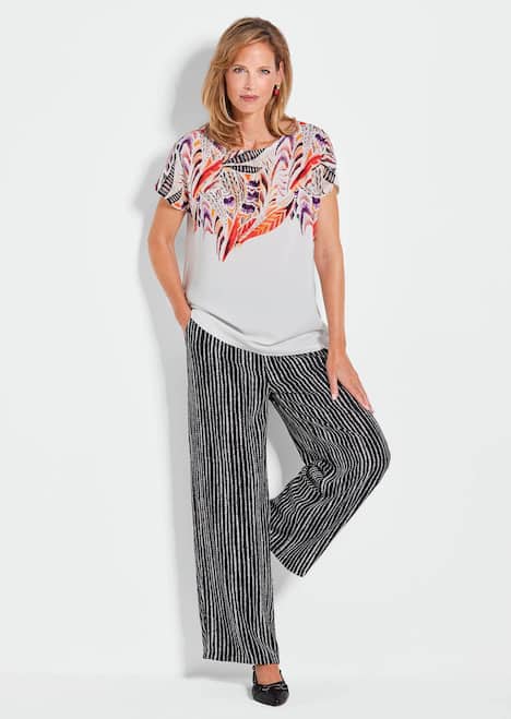 Elegantes Oberteil mit Ethno-Muster