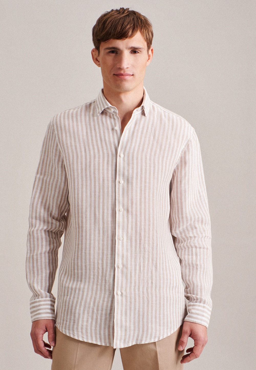 Herren Business Hemd - Streifen
