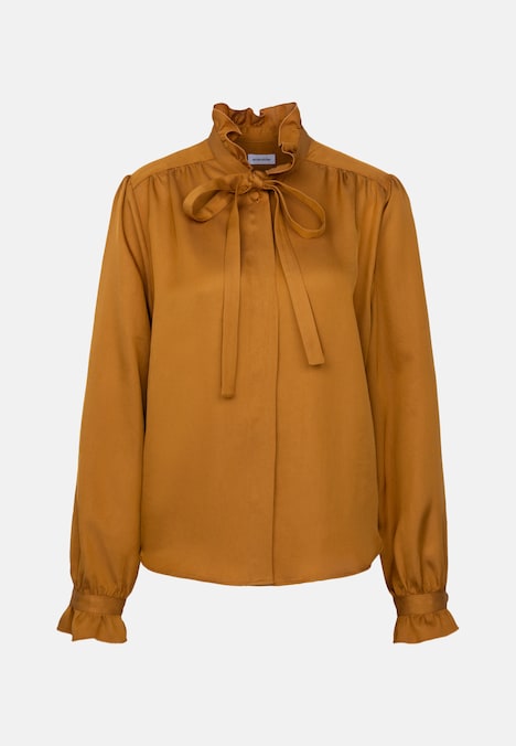 Damen Ausgestellte Bluse - Uni