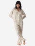 Schiesser Damen Schlafanzug Selected Premium Warming seasalt