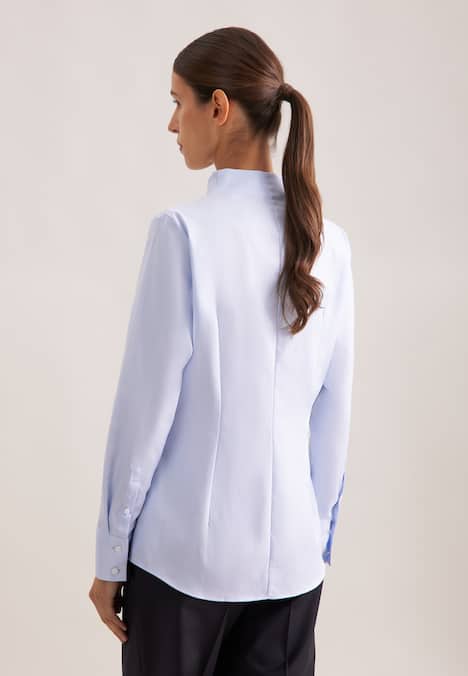 Damen Kelchkragenbluse - Uni